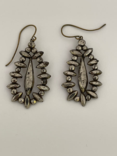 Georgian Cut Steel Earrings