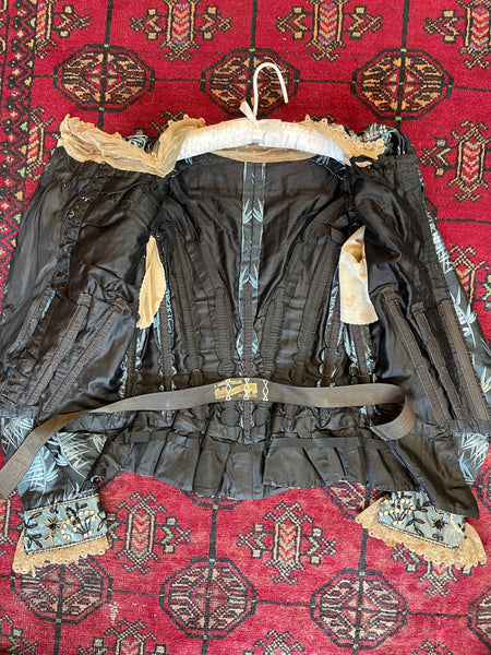 1890’s SILK DRESS BODICE